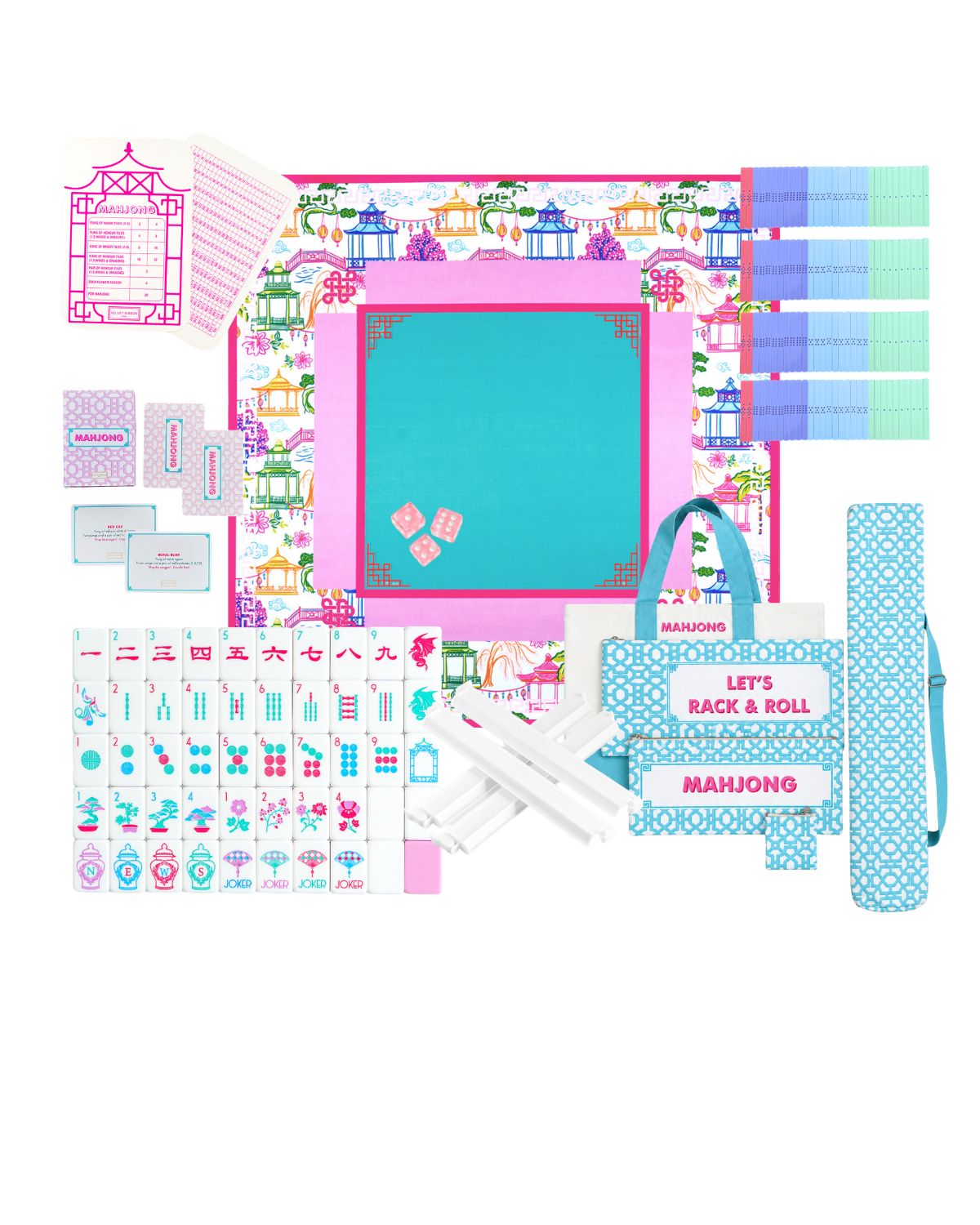 Pagoda Complete Starter Set with Pastel Tiles
