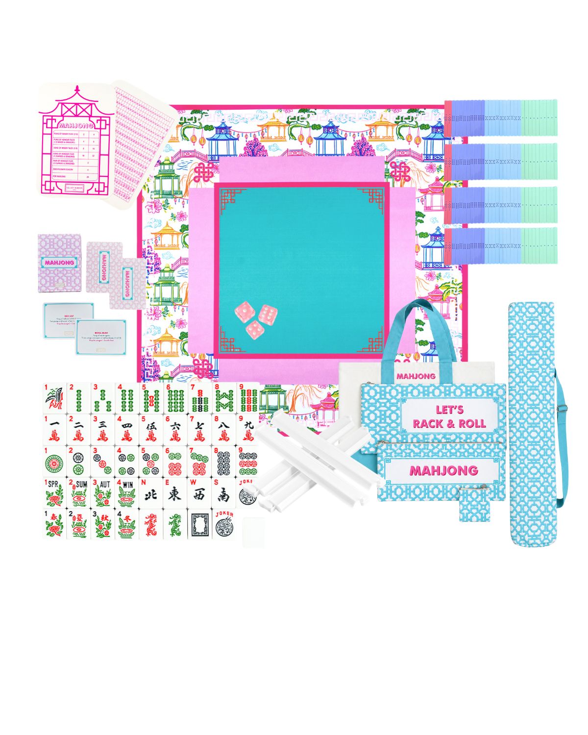 Pagoda Complete Starter Set with White Tiles