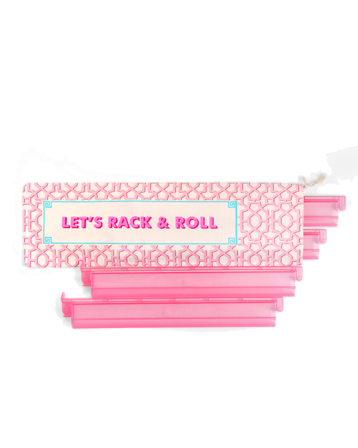 Printed Pink Rack & Roll Mahjong Rack Cover