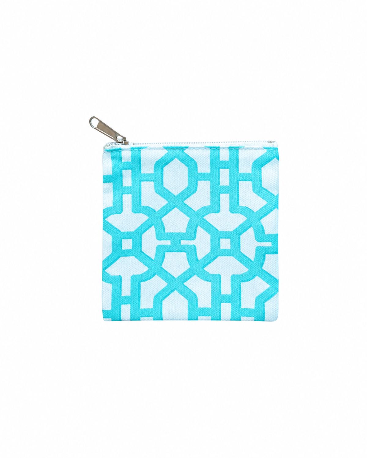 Printed Aqua Dice Pouch