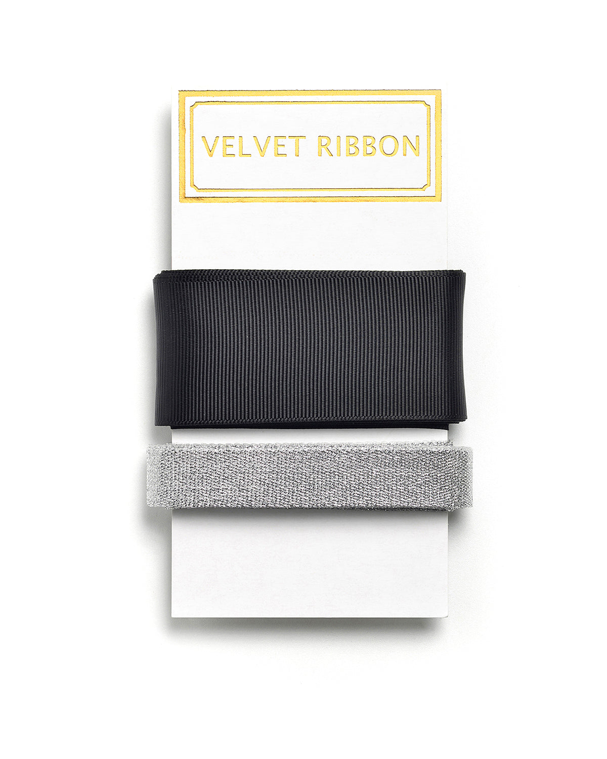 Black and Silver Ribbon Set