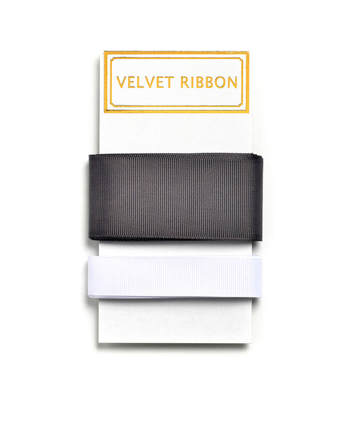 Black and White Ribbon Set