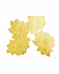 Golden Lotus Wrapping Paper