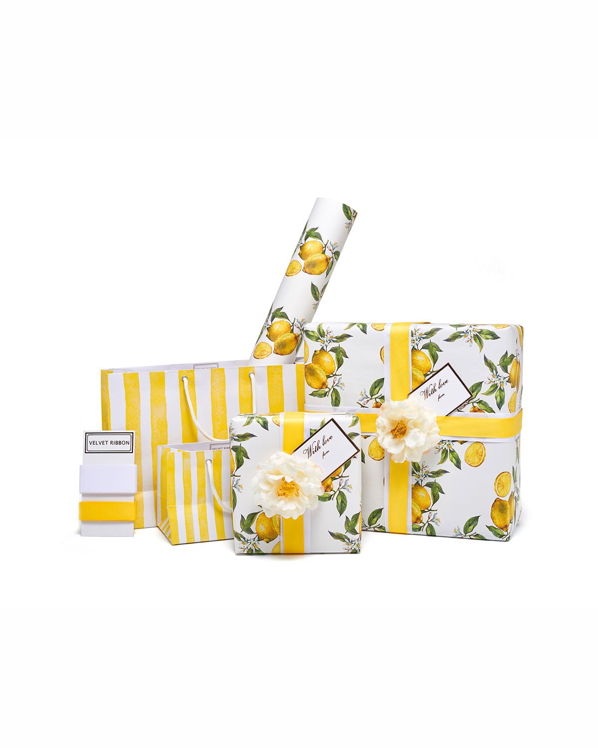 Lemon Sorbet Wrapping Paper
