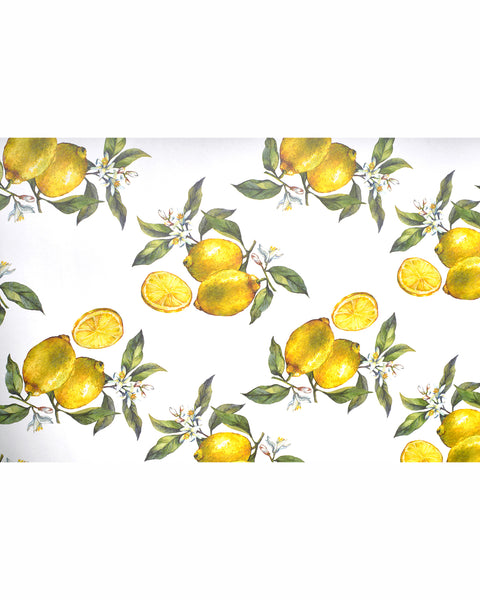 Lemon Sorbet Wrapping Paper
