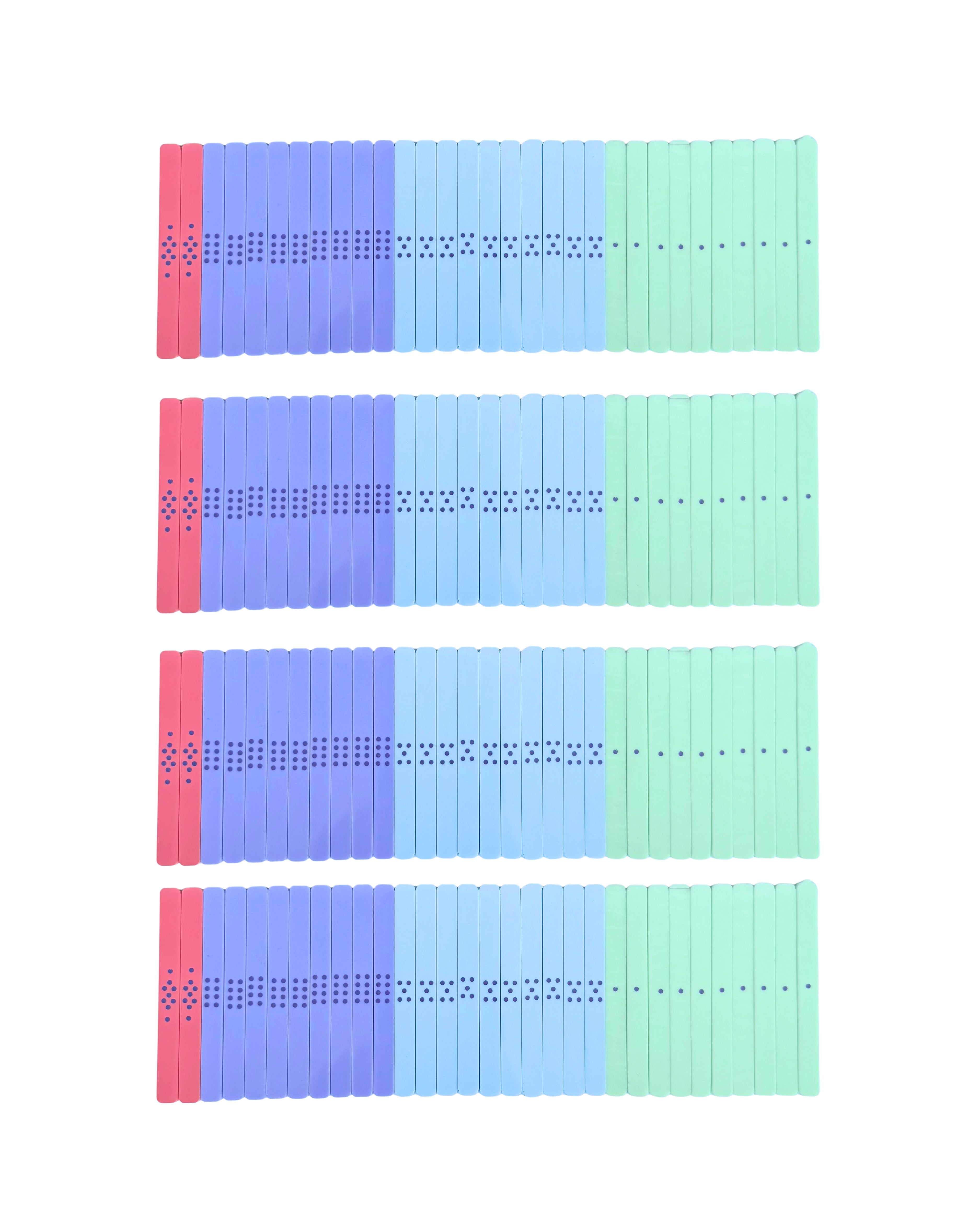 Pastel Mahjong Counting Sticks