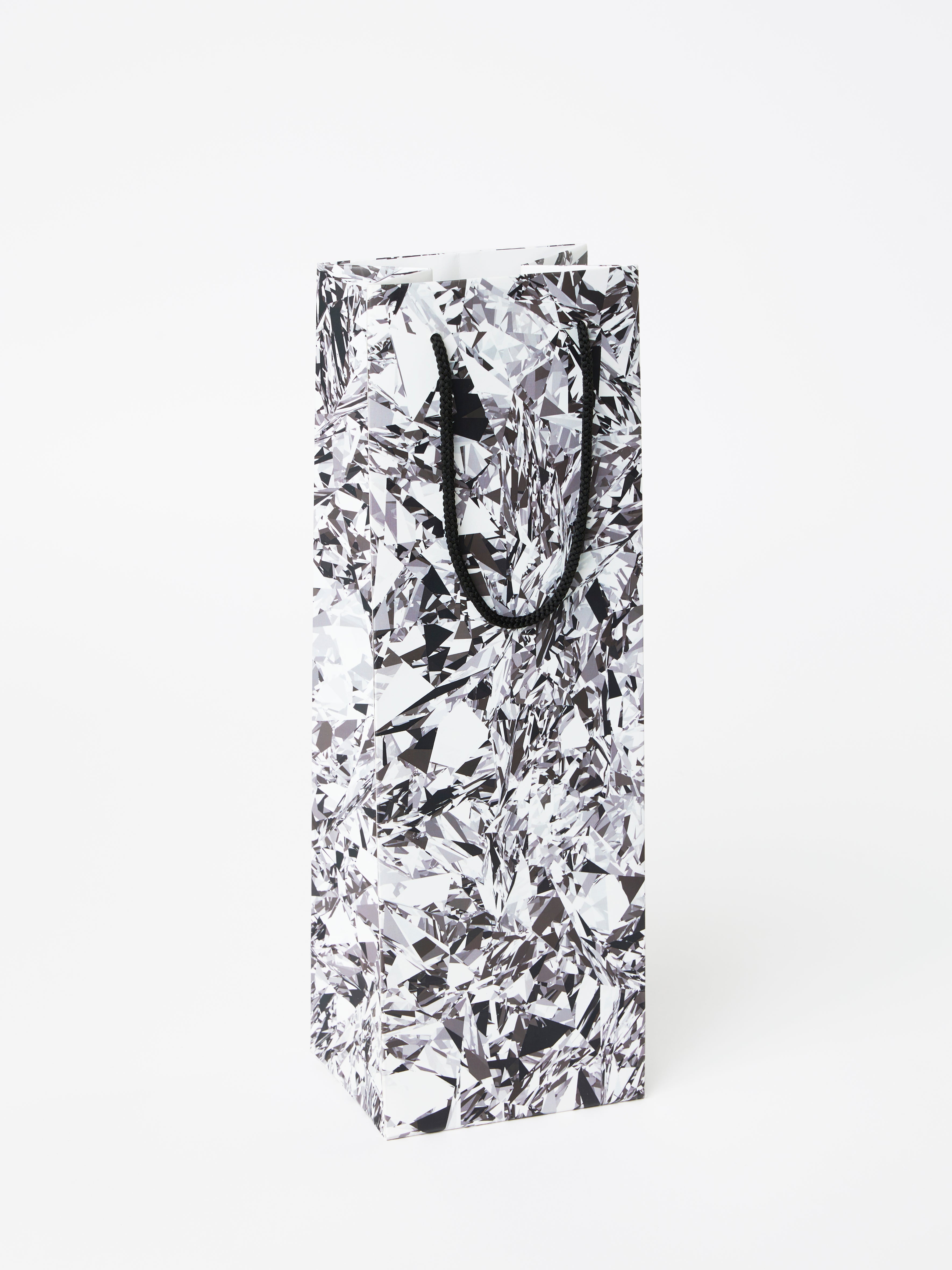 Silver Sparks Wine Bag