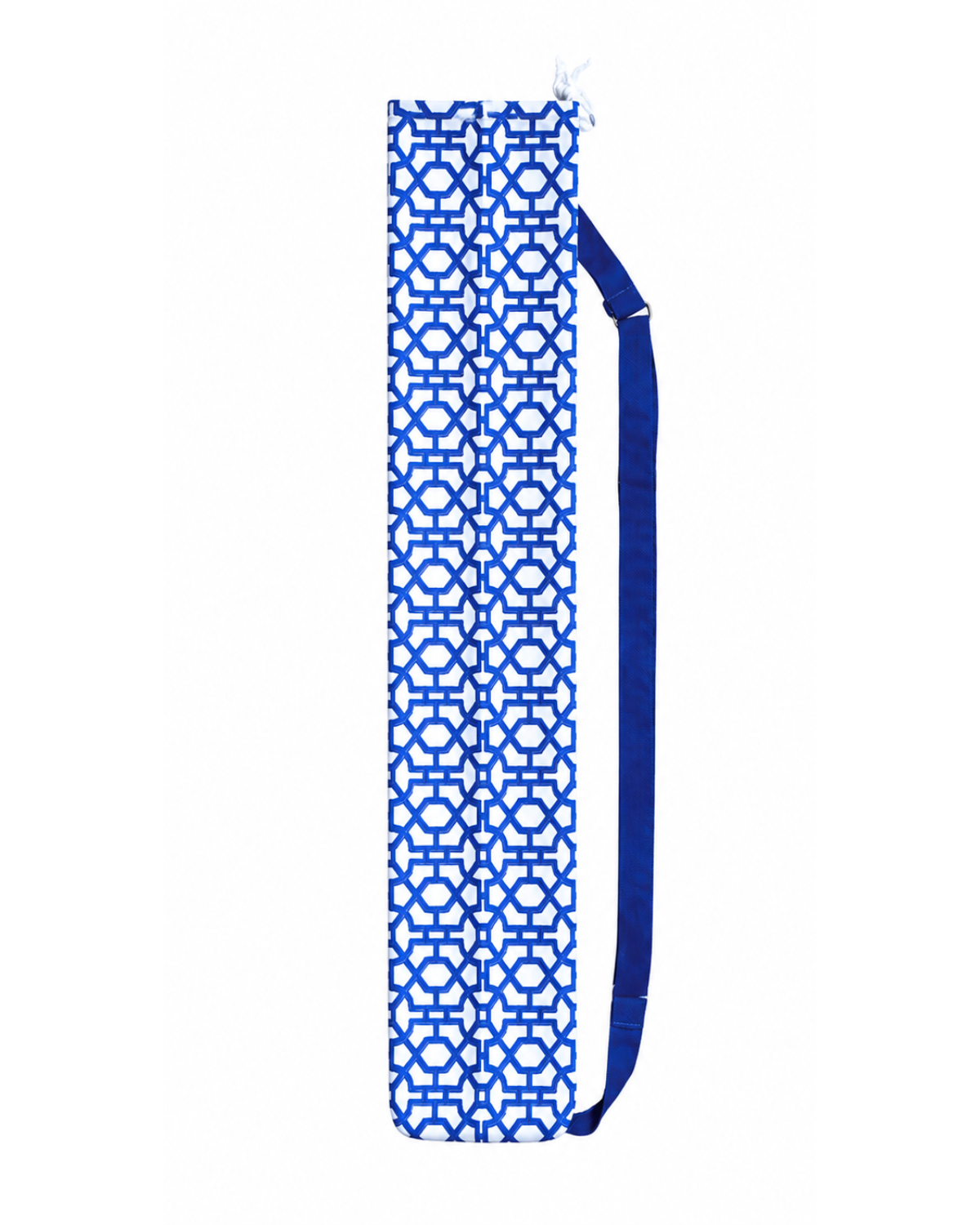 Printed Indigo Mahjong Mat Cover