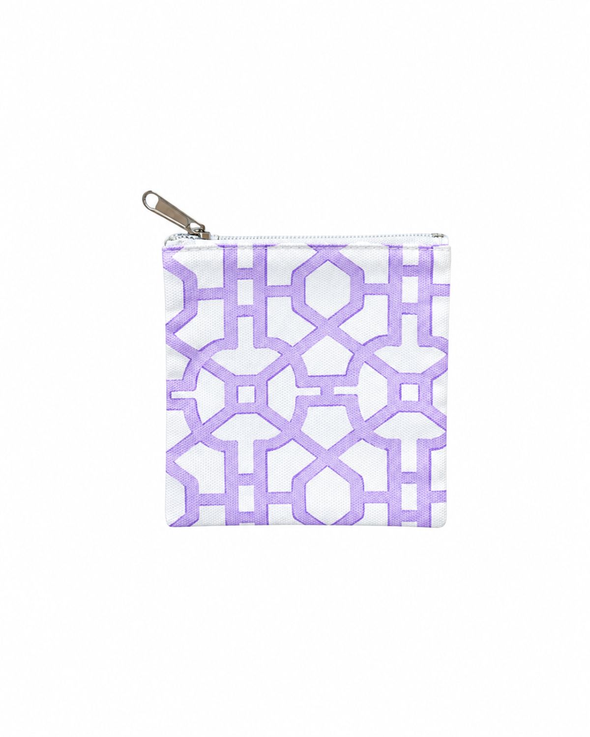 Printed Lilac Dice Pouch