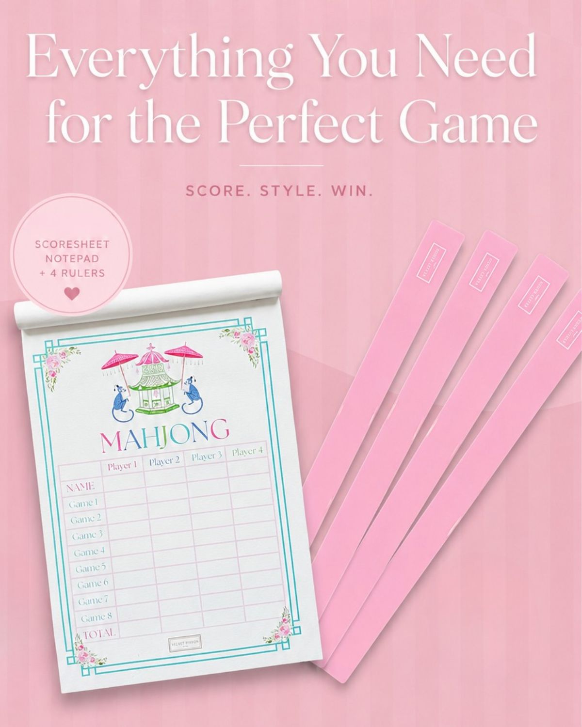 Pink Mahjong Rulers